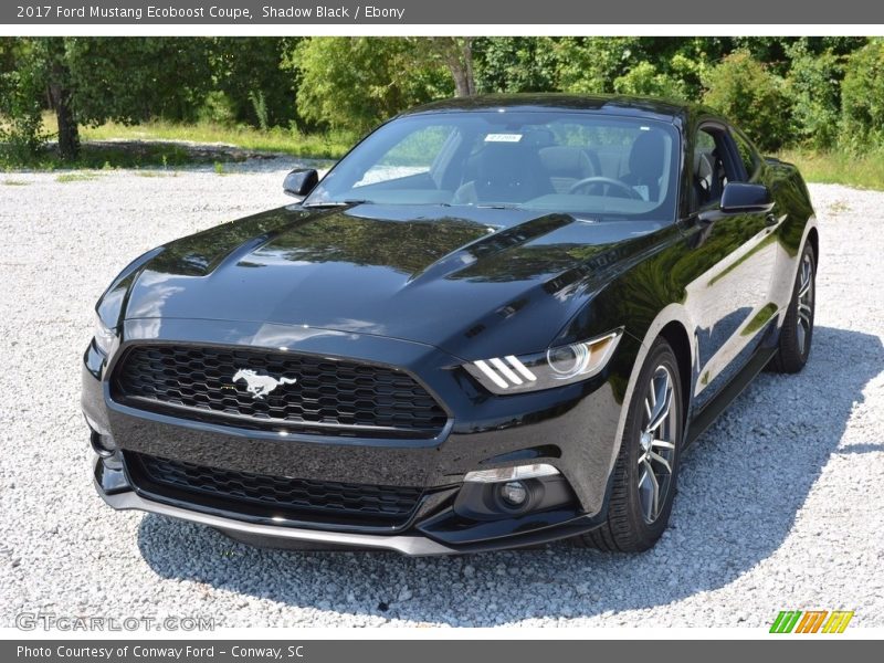 Shadow Black / Ebony 2017 Ford Mustang Ecoboost Coupe