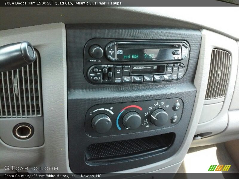 Atlantic Blue Pearl / Taupe 2004 Dodge Ram 1500 SLT Quad Cab
