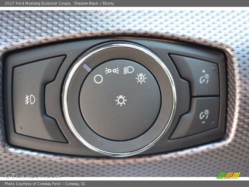 Controls of 2017 Mustang Ecoboost Coupe