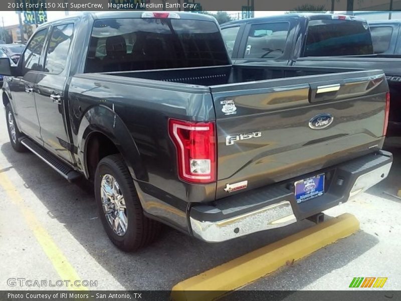 Magnetic / Medium Earth Gray 2016 Ford F150 XLT SuperCrew