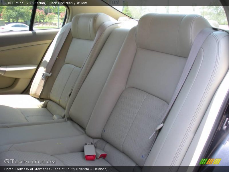 Black Obsidian / Willow 2003 Infiniti G 35 Sedan