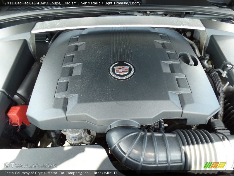 Radiant Silver Metallic / Light Titanium/Ebony 2011 Cadillac CTS 4 AWD Coupe