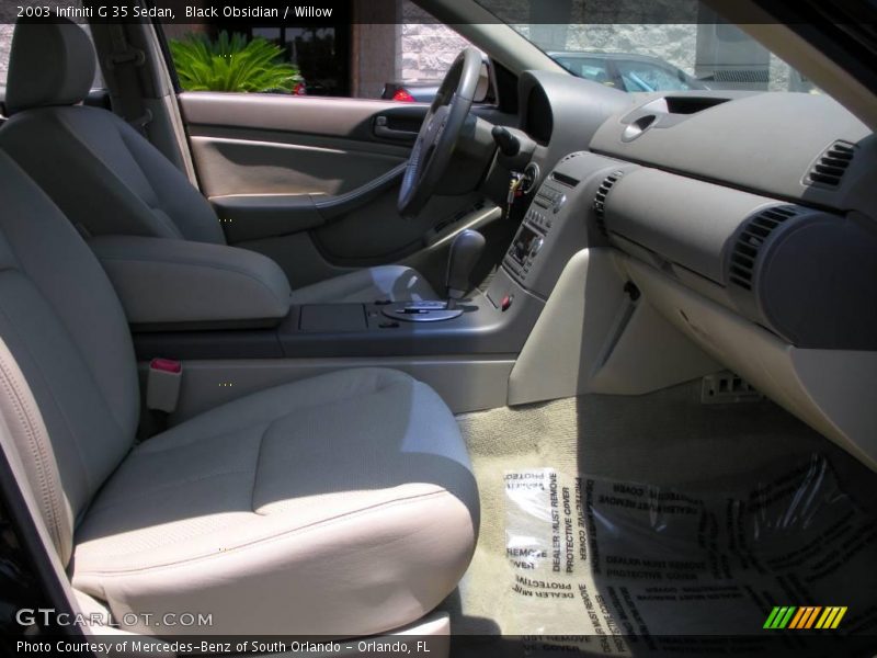 Black Obsidian / Willow 2003 Infiniti G 35 Sedan