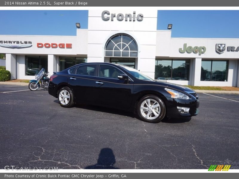 Super Black / Beige 2014 Nissan Altima 2.5 SL