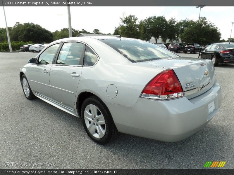 Silver Ice Metallic / Gray 2011 Chevrolet Impala LS