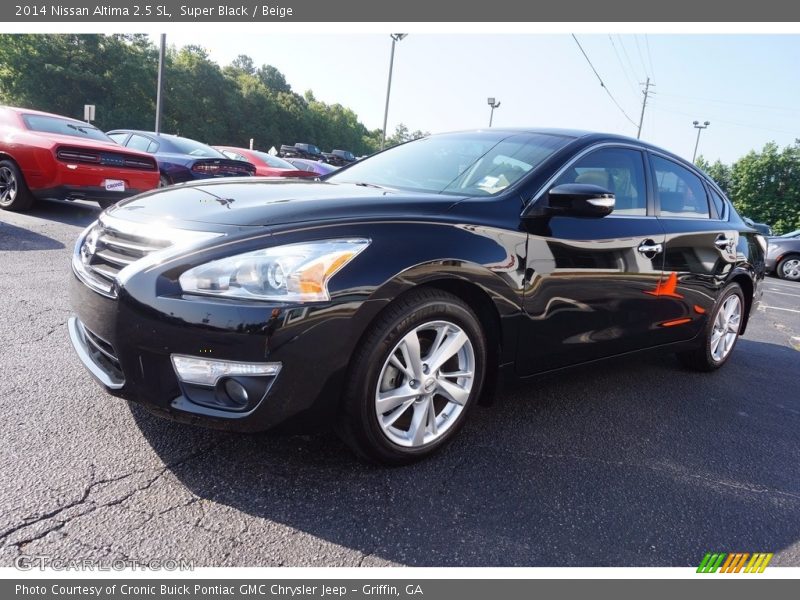 Super Black / Beige 2014 Nissan Altima 2.5 SL