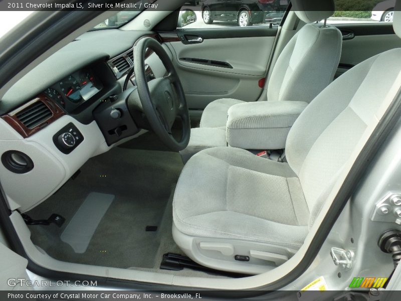 Silver Ice Metallic / Gray 2011 Chevrolet Impala LS