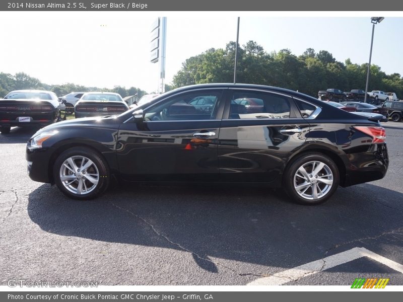 Super Black / Beige 2014 Nissan Altima 2.5 SL