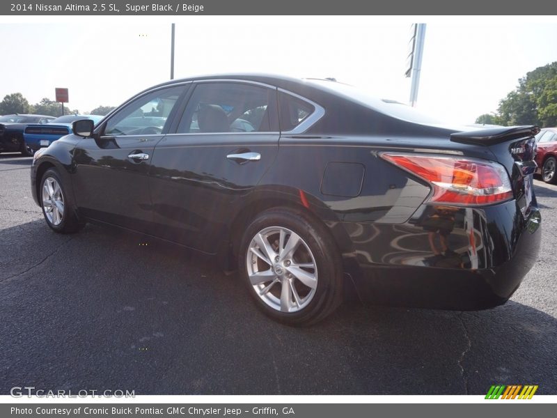 Super Black / Beige 2014 Nissan Altima 2.5 SL