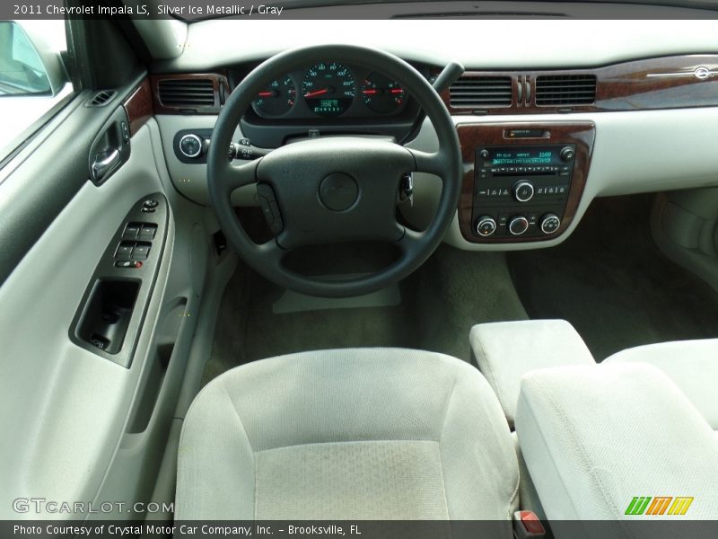 Silver Ice Metallic / Gray 2011 Chevrolet Impala LS