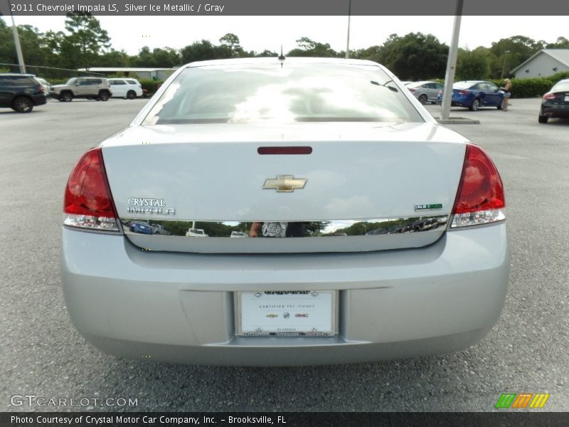 Silver Ice Metallic / Gray 2011 Chevrolet Impala LS