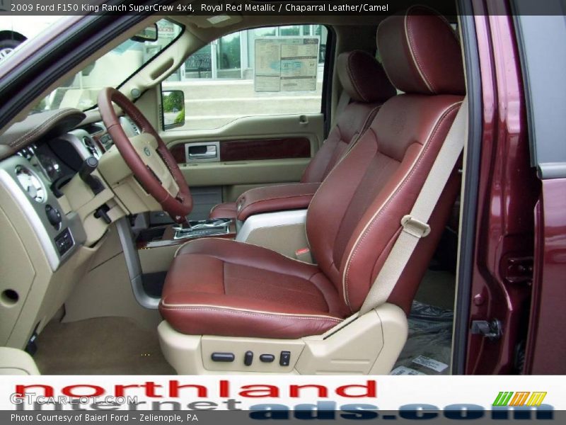 Royal Red Metallic / Chaparral Leather/Camel 2009 Ford F150 King Ranch SuperCrew 4x4