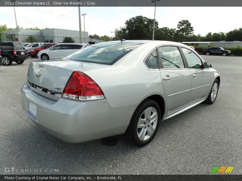 Silver Ice Metallic / Gray 2011 Chevrolet Impala LS