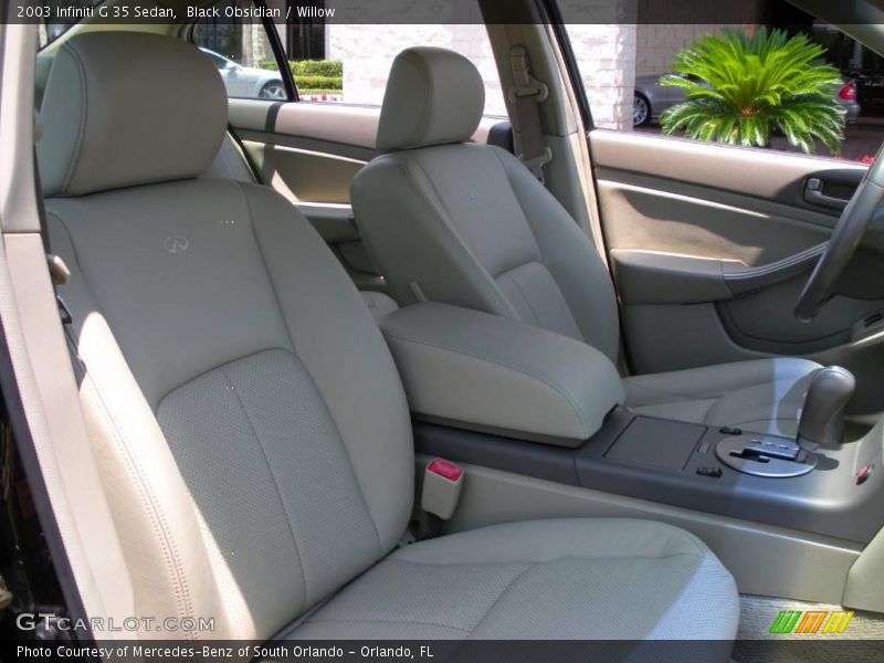 Black Obsidian / Willow 2003 Infiniti G 35 Sedan