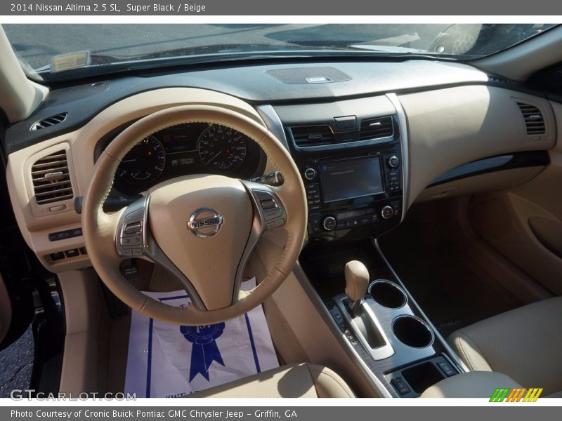 Super Black / Beige 2014 Nissan Altima 2.5 SL