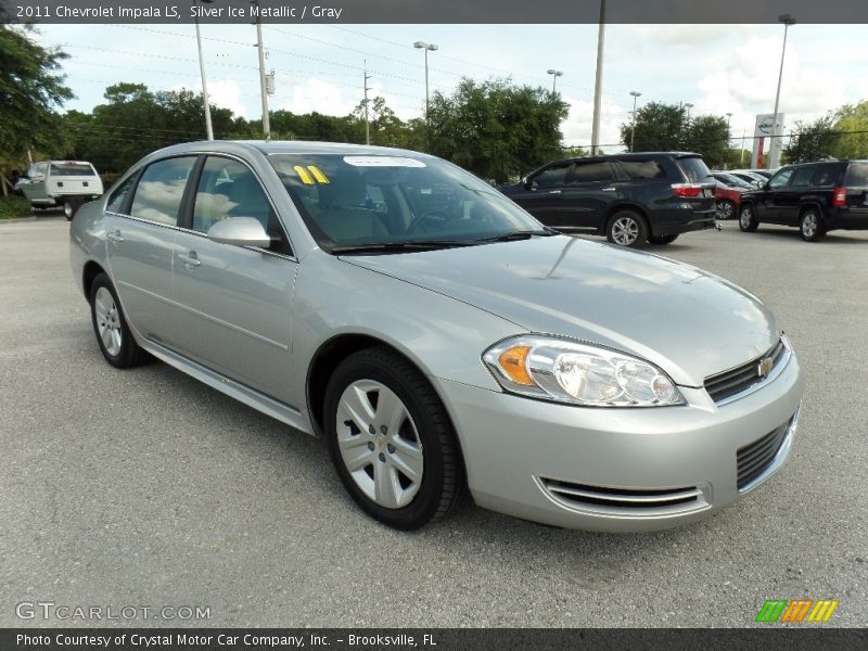 Silver Ice Metallic / Gray 2011 Chevrolet Impala LS