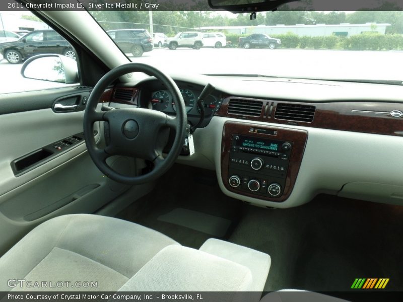 Silver Ice Metallic / Gray 2011 Chevrolet Impala LS