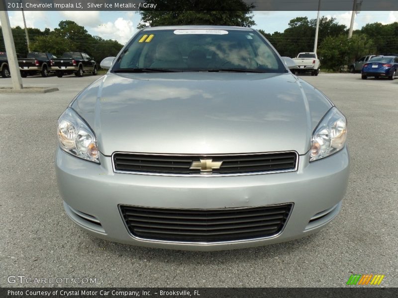 Silver Ice Metallic / Gray 2011 Chevrolet Impala LS