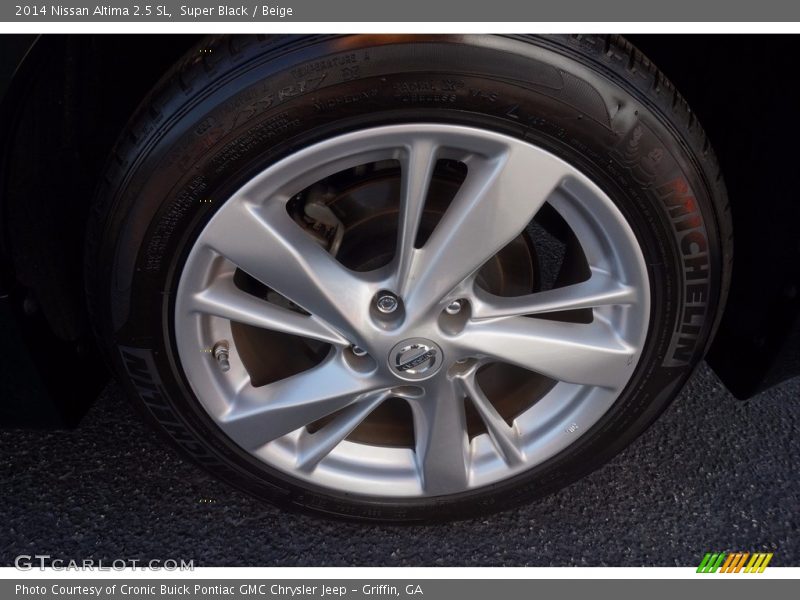 Super Black / Beige 2014 Nissan Altima 2.5 SL