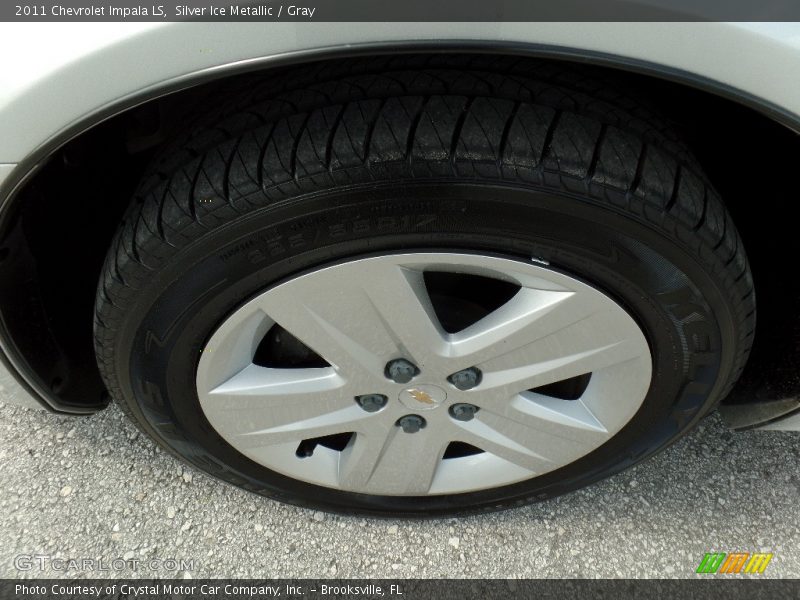 Silver Ice Metallic / Gray 2011 Chevrolet Impala LS