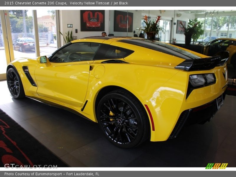 Velocity Yellow Tintcoat / Jet Black 2015 Chevrolet Corvette Z06 Coupe