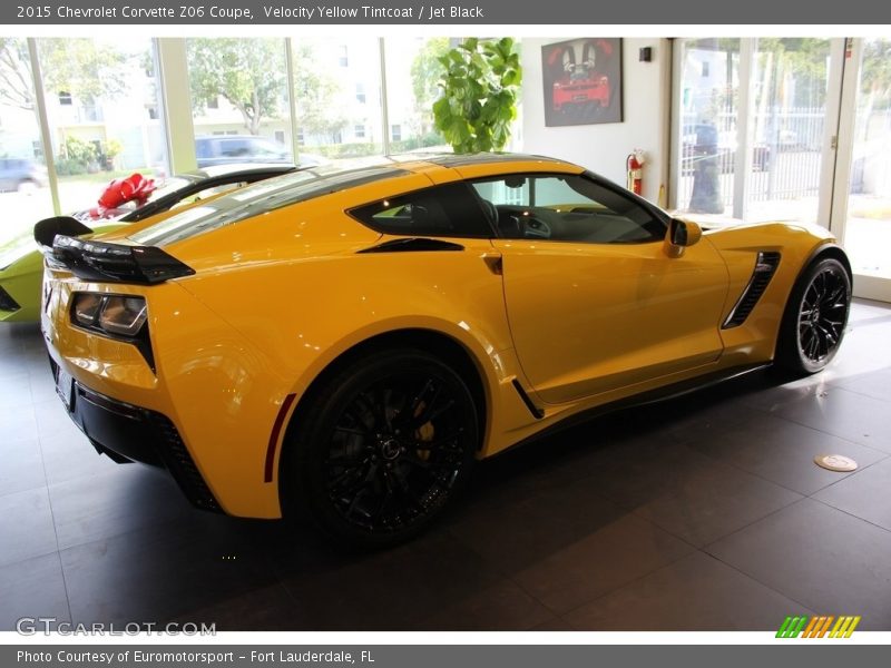 Velocity Yellow Tintcoat / Jet Black 2015 Chevrolet Corvette Z06 Coupe