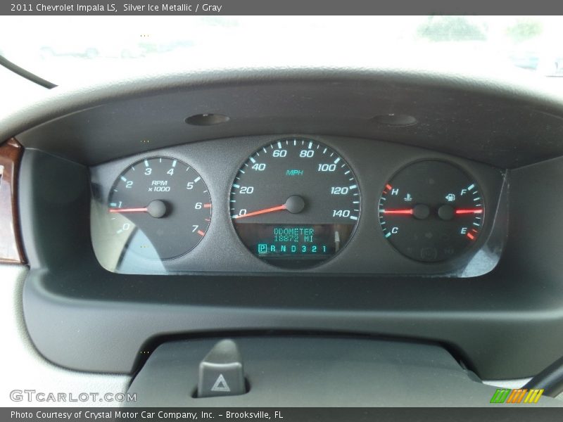 Silver Ice Metallic / Gray 2011 Chevrolet Impala LS