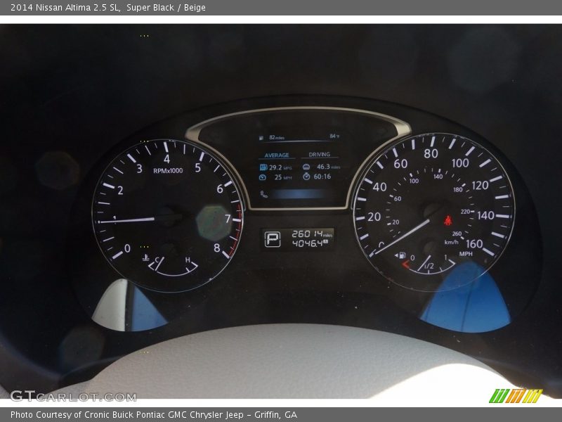 Super Black / Beige 2014 Nissan Altima 2.5 SL