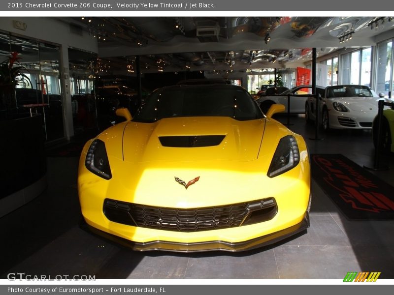 Velocity Yellow Tintcoat / Jet Black 2015 Chevrolet Corvette Z06 Coupe