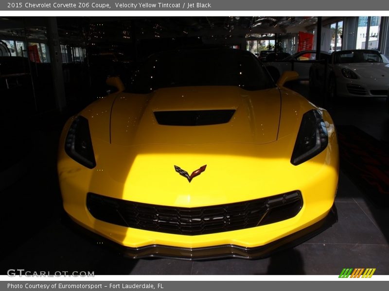 Velocity Yellow Tintcoat / Jet Black 2015 Chevrolet Corvette Z06 Coupe