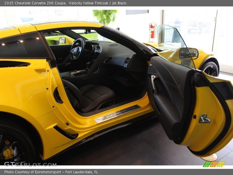 Velocity Yellow Tintcoat / Jet Black 2015 Chevrolet Corvette Z06 Coupe