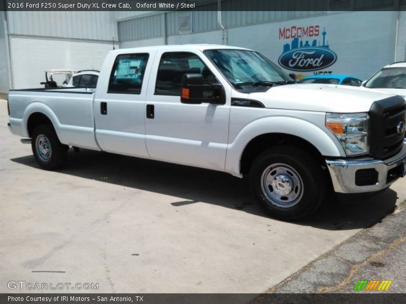 Oxford White / Steel 2016 Ford F250 Super Duty XL Crew Cab