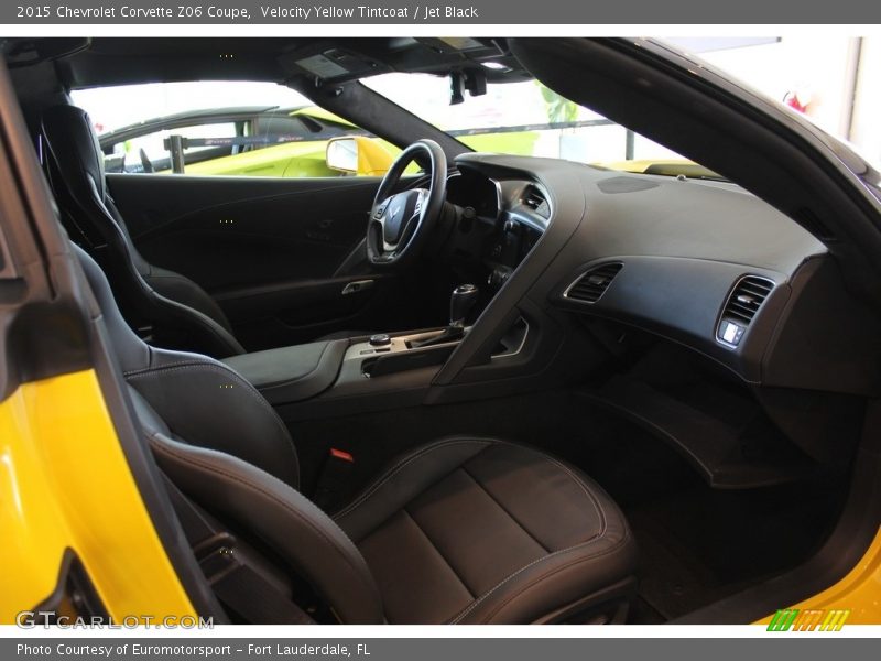 Velocity Yellow Tintcoat / Jet Black 2015 Chevrolet Corvette Z06 Coupe