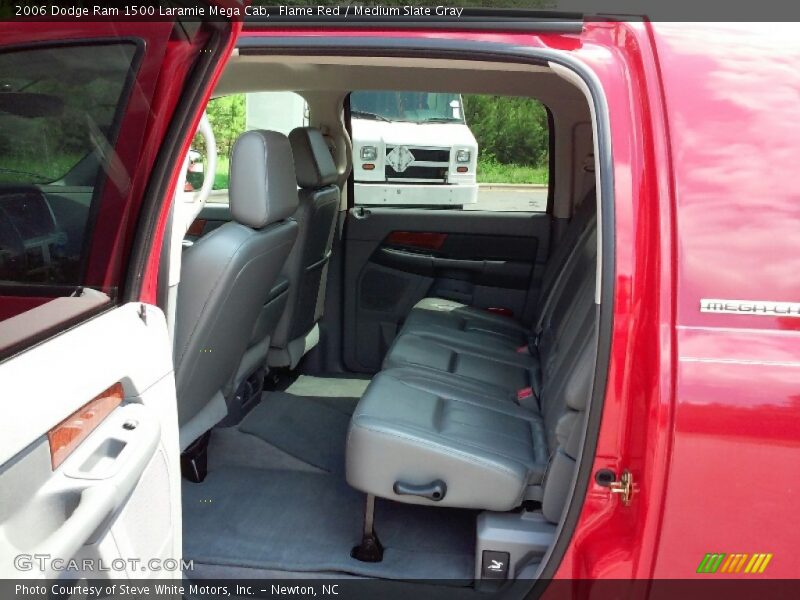 Flame Red / Medium Slate Gray 2006 Dodge Ram 1500 Laramie Mega Cab