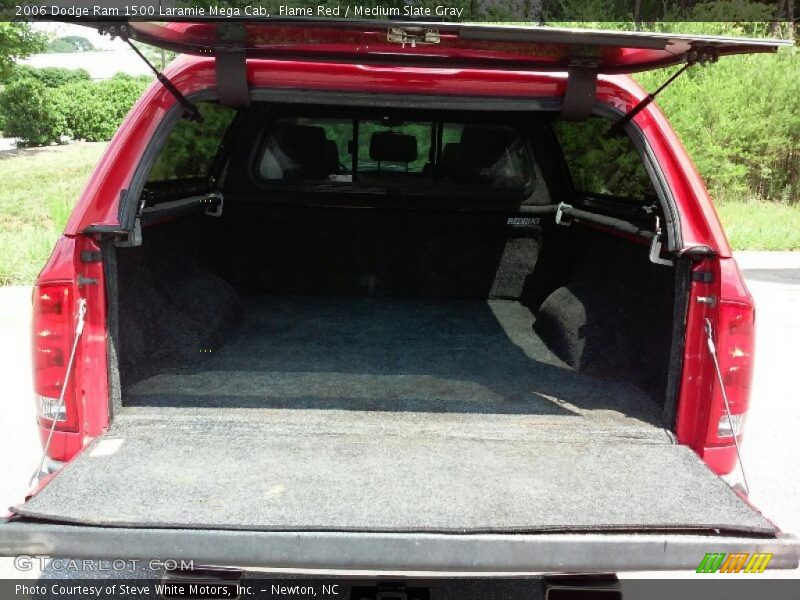 Flame Red / Medium Slate Gray 2006 Dodge Ram 1500 Laramie Mega Cab