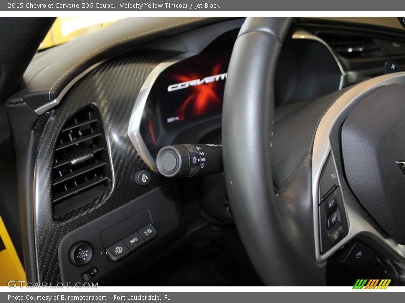 Velocity Yellow Tintcoat / Jet Black 2015 Chevrolet Corvette Z06 Coupe