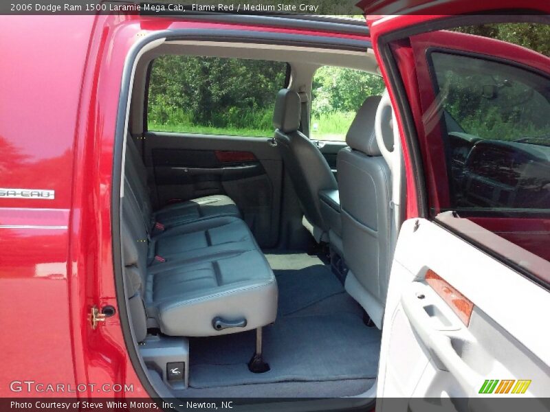 Flame Red / Medium Slate Gray 2006 Dodge Ram 1500 Laramie Mega Cab