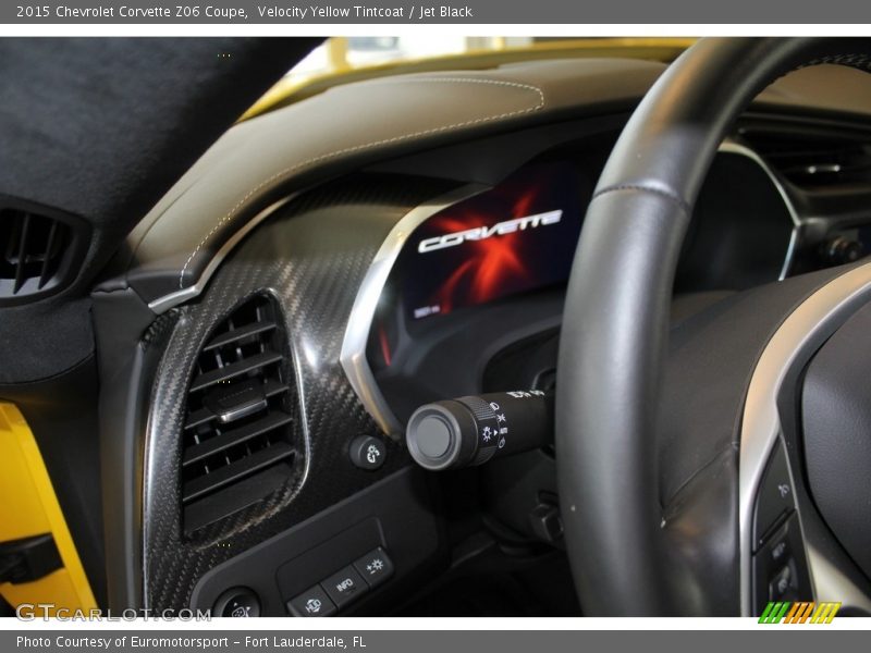 Velocity Yellow Tintcoat / Jet Black 2015 Chevrolet Corvette Z06 Coupe