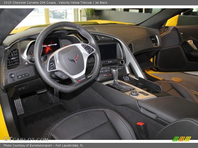 Velocity Yellow Tintcoat / Jet Black 2015 Chevrolet Corvette Z06 Coupe