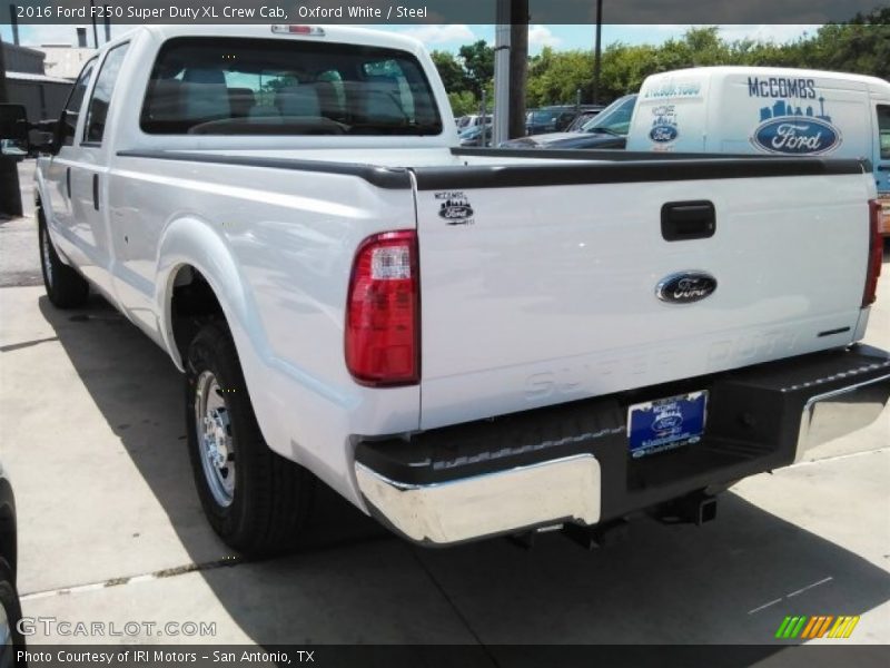 Oxford White / Steel 2016 Ford F250 Super Duty XL Crew Cab