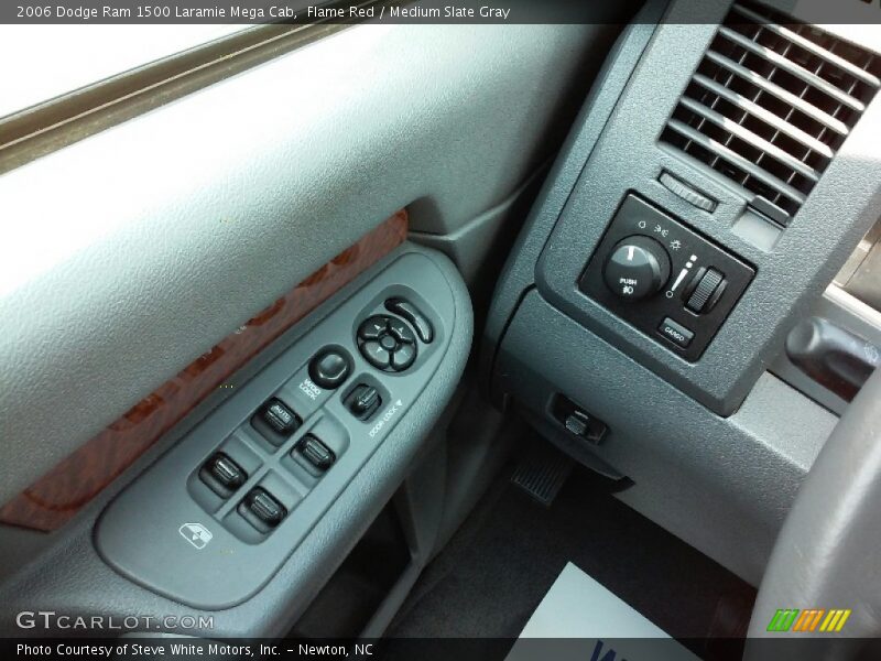 Flame Red / Medium Slate Gray 2006 Dodge Ram 1500 Laramie Mega Cab