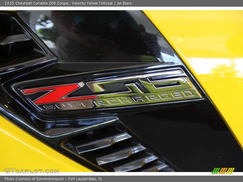 Velocity Yellow Tintcoat / Jet Black 2015 Chevrolet Corvette Z06 Coupe