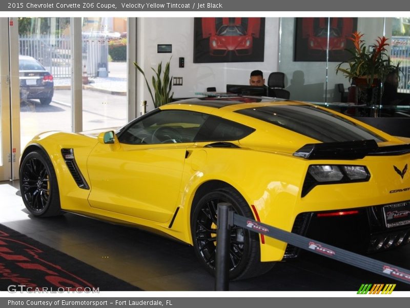 Velocity Yellow Tintcoat / Jet Black 2015 Chevrolet Corvette Z06 Coupe