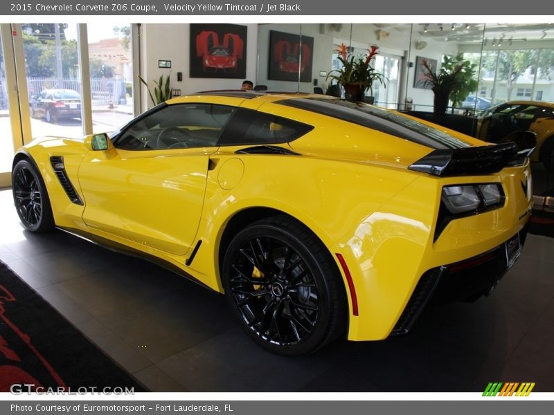 Velocity Yellow Tintcoat / Jet Black 2015 Chevrolet Corvette Z06 Coupe