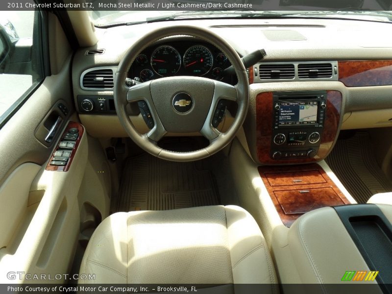 Mocha Steel Metallic / Light Cashmere/Dark Cashmere 2011 Chevrolet Suburban LTZ
