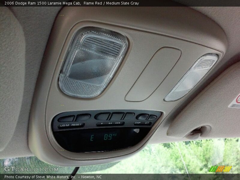 Flame Red / Medium Slate Gray 2006 Dodge Ram 1500 Laramie Mega Cab
