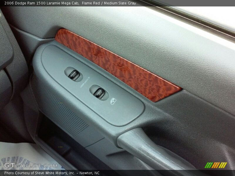 Flame Red / Medium Slate Gray 2006 Dodge Ram 1500 Laramie Mega Cab