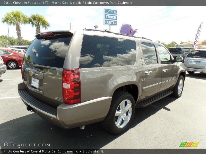 Mocha Steel Metallic / Light Cashmere/Dark Cashmere 2011 Chevrolet Suburban LTZ