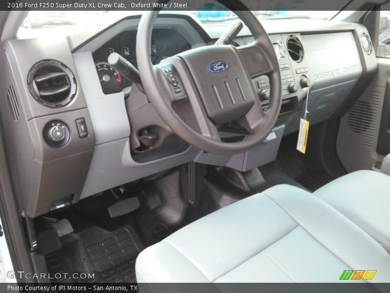 Oxford White / Steel 2016 Ford F250 Super Duty XL Crew Cab