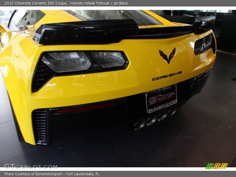 Velocity Yellow Tintcoat / Jet Black 2015 Chevrolet Corvette Z06 Coupe